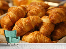 Laden Sie das Bild in den Galerie-Viewer, Fototapete Frische Croissants