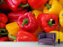 Laden Sie das Bild in den Galerie-Viewer, Fototapete Frische Gemüsepaprika