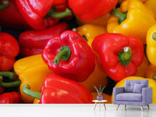 Laden Sie das Bild in den Galerie-Viewer, Fototapete Frische Gemüsepaprika