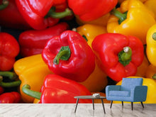 Laden Sie das Bild in den Galerie-Viewer, Fototapete Frische Gemüsepaprika