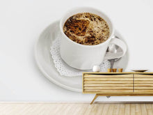 Laden Sie das Bild in den Galerie-Viewer, Fototapete Frische Tasse Kaffee