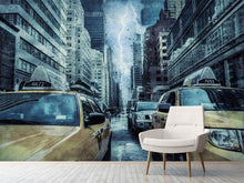 Laden Sie das Bild in den Galerie-Viewer, Fototapete Gewitter in New York