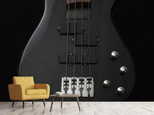Laden Sie das Bild in den Galerie-Viewer, Fototapete Gitarre ganz in schwarz