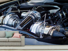 Laden Sie das Bild in den Galerie-Viewer, Fototapete Glänzender Motor