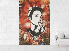 Laden Sie das Bild in den Galerie-Viewer, Fototapete Graffiti Portrait