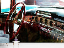 Laden Sie das Bild in den Galerie-Viewer, Fototapete Interieur eine Oldtimers
