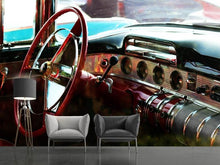 Laden Sie das Bild in den Galerie-Viewer, Fototapete Interieur eine Oldtimers