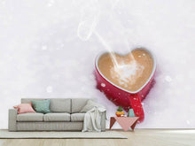 Laden Sie das Bild in den Galerie-Viewer, Fototapete Kaffee und Liebe