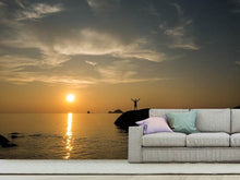 Laden Sie das Bild in den Galerie-Viewer, Fototapete Liebe den Sonnenuntergang am Meer