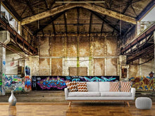 Laden Sie das Bild in den Galerie-Viewer, Fototapete Loft Graffiti
