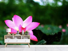 Laden Sie das Bild in den Galerie-Viewer, Fototapete Lotus in der Natur