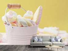 Laden Sie das Bild in den Galerie-Viewer, Fototapete Marshmallow im Eimer
