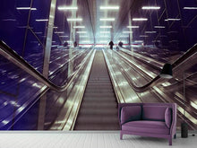 Laden Sie das Bild in den Galerie-Viewer, Fototapete Moderne Rolltreppen