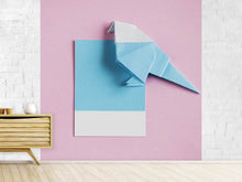 Laden Sie das Bild in den Galerie-Viewer, Fototapete Origami Vogel