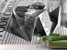 Laden Sie das Bild in den Galerie-Viewer, Fototapete Origami Zeitung