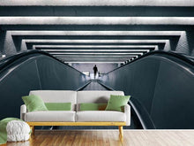Laden Sie das Bild in den Galerie-Viewer, Fototapete Rolltreppe abwärts