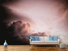 Laden Sie das Bild in den Galerie-Viewer, Fototapete Rosa Wolken