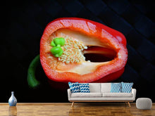 Laden Sie das Bild in den Galerie-Viewer, Fototapete Rote Paprika