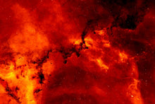 Laden Sie das Bild in den Galerie-Viewer, Fototapete Roter Sternenhimmel