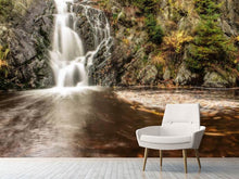 Laden Sie das Bild in den Galerie-Viewer, Fototapete Schöner Ausblick auf den Wasserfall