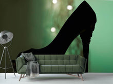 Laden Sie das Bild in den Galerie-Viewer, Fototapete Schwarzer High Heel