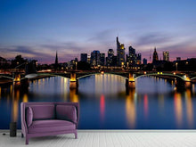 Laden Sie das Bild in den Galerie-Viewer, Fototapete Skyline in romantischer Stimmung