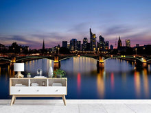 Laden Sie das Bild in den Galerie-Viewer, Fototapete Skyline in romantischer Stimmung