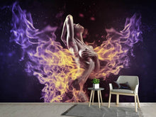 Laden Sie das Bild in den Galerie-Viewer, Fototapete Spiel mit dem Feuer