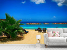 Laden Sie das Bild in den Galerie-Viewer, Fototapete Strand Liebe