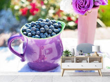 Laden Sie das Bild in den Galerie-Viewer, Fototapete Süsse Blaubeeren