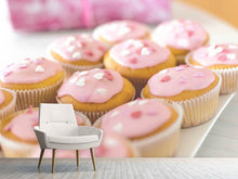 Laden Sie das Bild in den Galerie-Viewer, Fototapete Süsse Cupcake