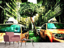 Laden Sie das Bild in den Galerie-Viewer, Fototapete Taxi Fantasie