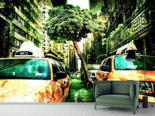 Laden Sie das Bild in den Galerie-Viewer, Fototapete Taxi Fantasie