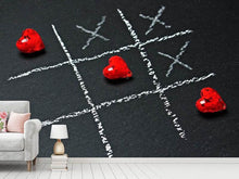 Laden Sie das Bild in den Galerie-Viewer, Fototapete Tic tac toe Liebe