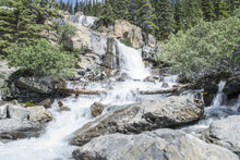 Laden Sie das Bild in den Galerie-Viewer, Fototapete Wilder Wasserfall im Wald