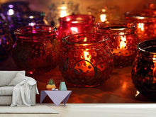 Laden Sie das Bild in den Galerie-Viewer, Fototapete Windlichter