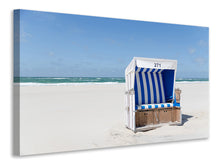 Laden Sie das Bild in den Galerie-Viewer, Leinwandbild Strandkorb 271