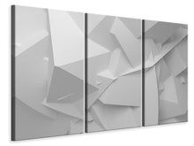 Laden Sie das Bild in den Galerie-Viewer, Leinwandbild 3-teilig 3D-Raster