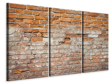Laden Sie das Bild in den Galerie-Viewer, Leinwandbild 3-teilig Alte Klagemauer