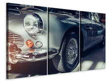 Laden Sie das Bild in den Galerie-Viewer, Leinwandbild 3-teilig Classic Car