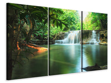 Laden Sie das Bild in den Galerie-Viewer, Leinwandbild 3-teilig Element Wasser