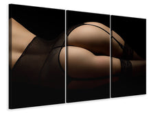 Laden Sie das Bild in den Galerie-Viewer, Leinwandbild 3-teilig Strapse