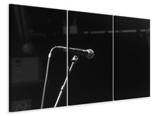 Laden Sie das Bild in den Galerie-Viewer, Leinwandbild 3-teilig Auf der Bühne