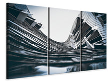Laden Sie das Bild in den Galerie-Viewer, Leinwandbild 3-teilig Aussergewöhnliche Architektur