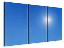 Laden Sie das Bild in den Galerie-Viewer, Leinwandbild 3-teilig Beste Wetterlage