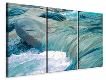 Laden Sie das Bild in den Galerie-Viewer, Leinwandbild 3-teilig Dem Wasser so nah