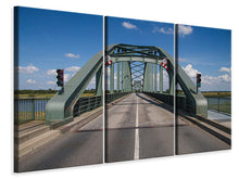Laden Sie das Bild in den Galerie-Viewer, Leinwandbild 3-teilig Die Klappbrücke