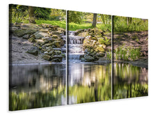 Laden Sie das Bild in den Galerie-Viewer, Leinwandbild 3-teilig Ein Platz der Ruhe