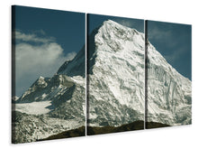 Laden Sie das Bild in den Galerie-Viewer, Leinwandbild 3-teilig Himalaya Asien