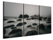 Laden Sie das Bild in den Galerie-Viewer, Leinwandbild 3-teilig Inspiration Meer